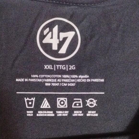 Arizona Cardinals '47 Black Shadow Super Rival Long Sleeve T-Shirt XXL - Picture 10 of 11